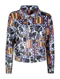 Solada Giacca donna oversize con stampe
