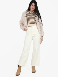 Solada Giacca donna oversize con bottoni e tasche