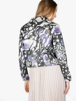 Solada Giacca donna oversize con stampe