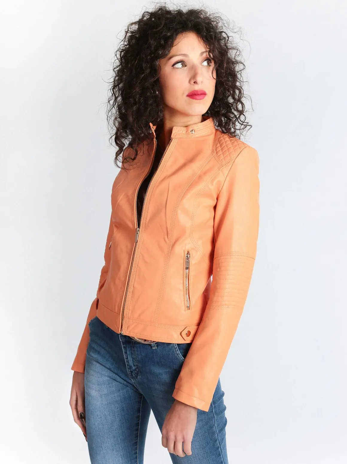 Solada Giacca in ecopelle donna