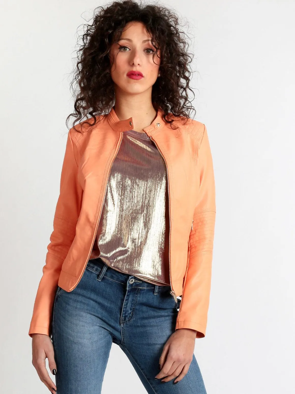 Solada Giacca in ecopelle donna