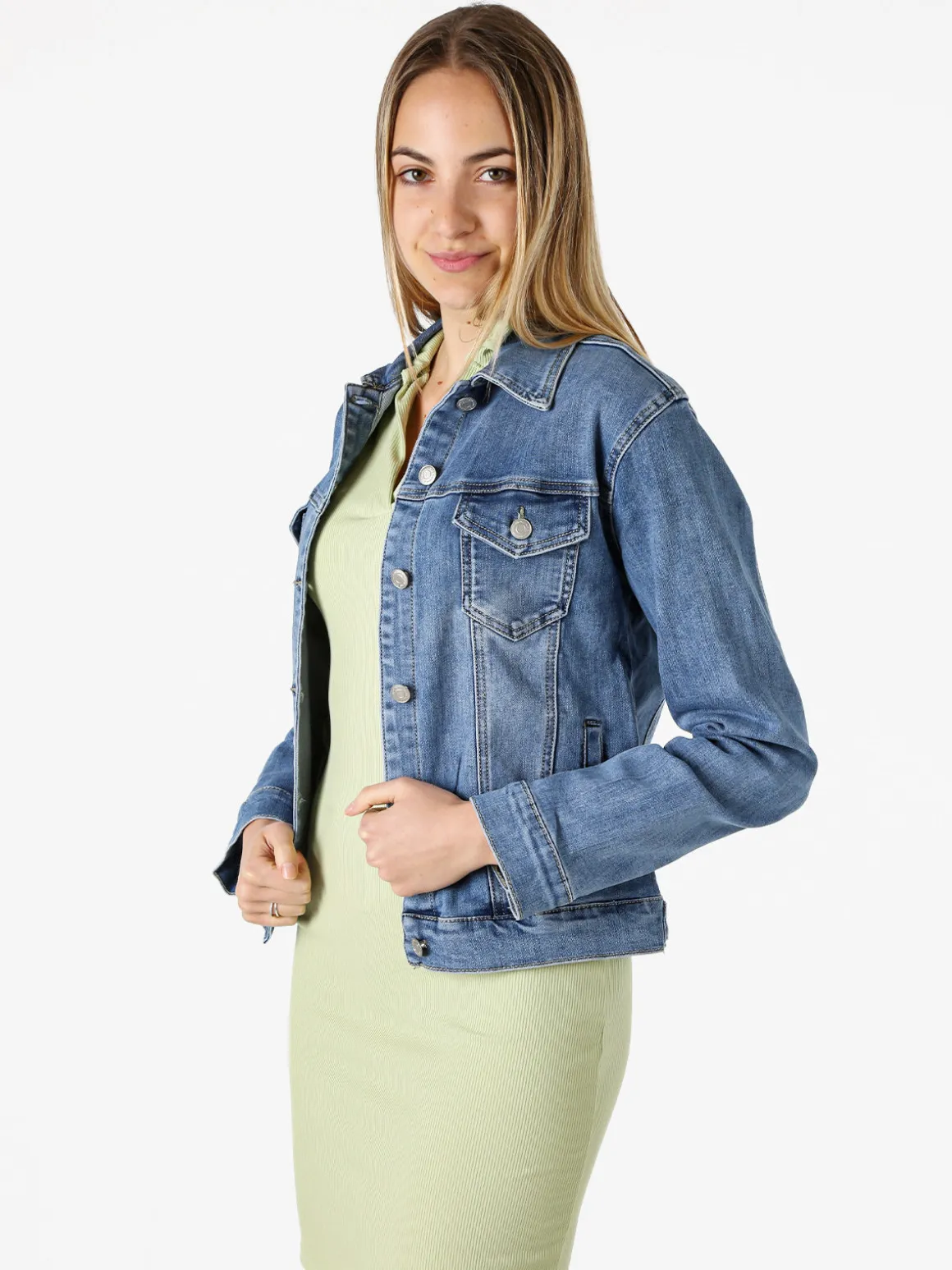Solada Giacca in jeans da donna taglie grandi - jeans