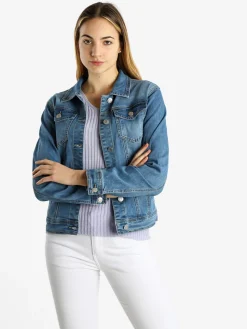 Solada Giacca in jeans da donna taglie grandi
