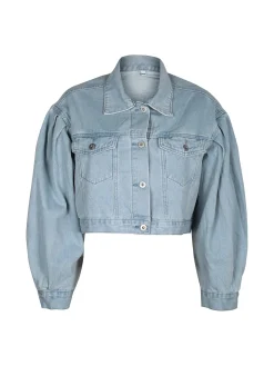 Solada Giacca in jeans donna oversize