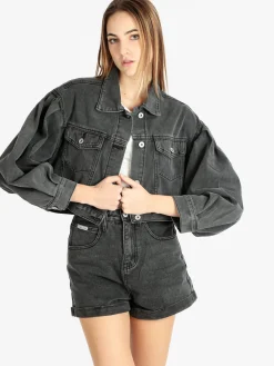 Solada Giacca in jeans donna oversize