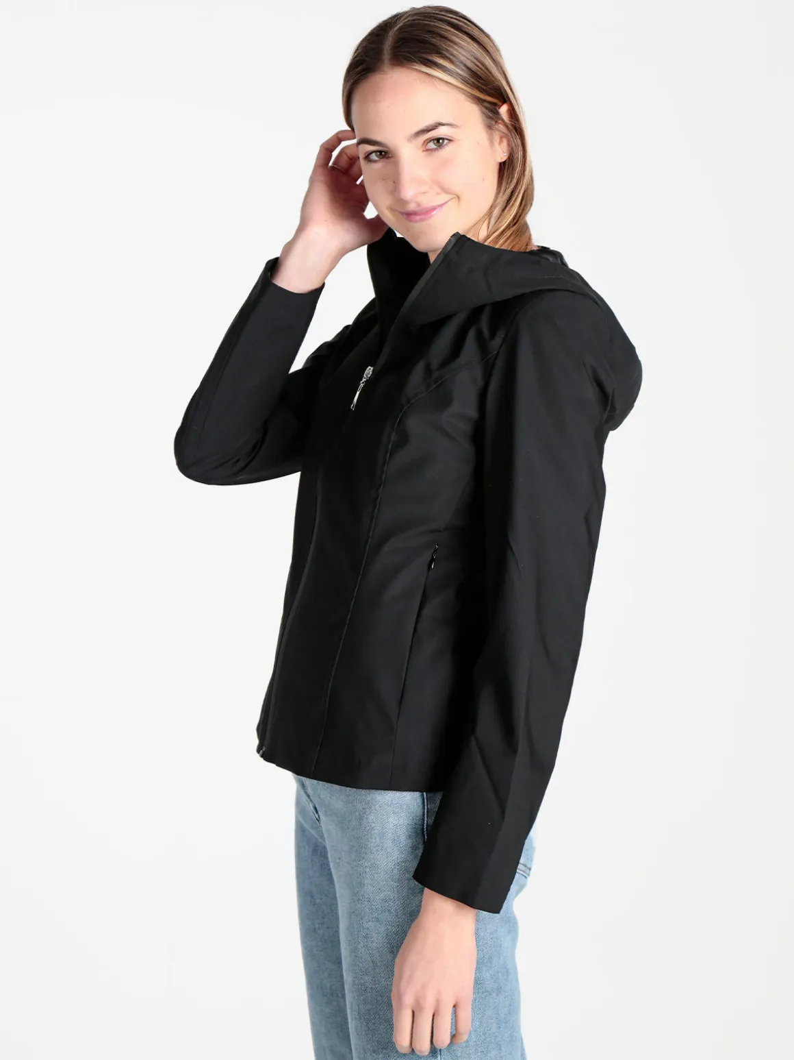Solada Giacca leggera da donna con cappuccio e zip