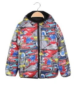 Solada Giacca reversibile da bambino con stampe