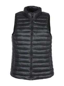 Solada Gilet donna imbottito taglie grandi - nero