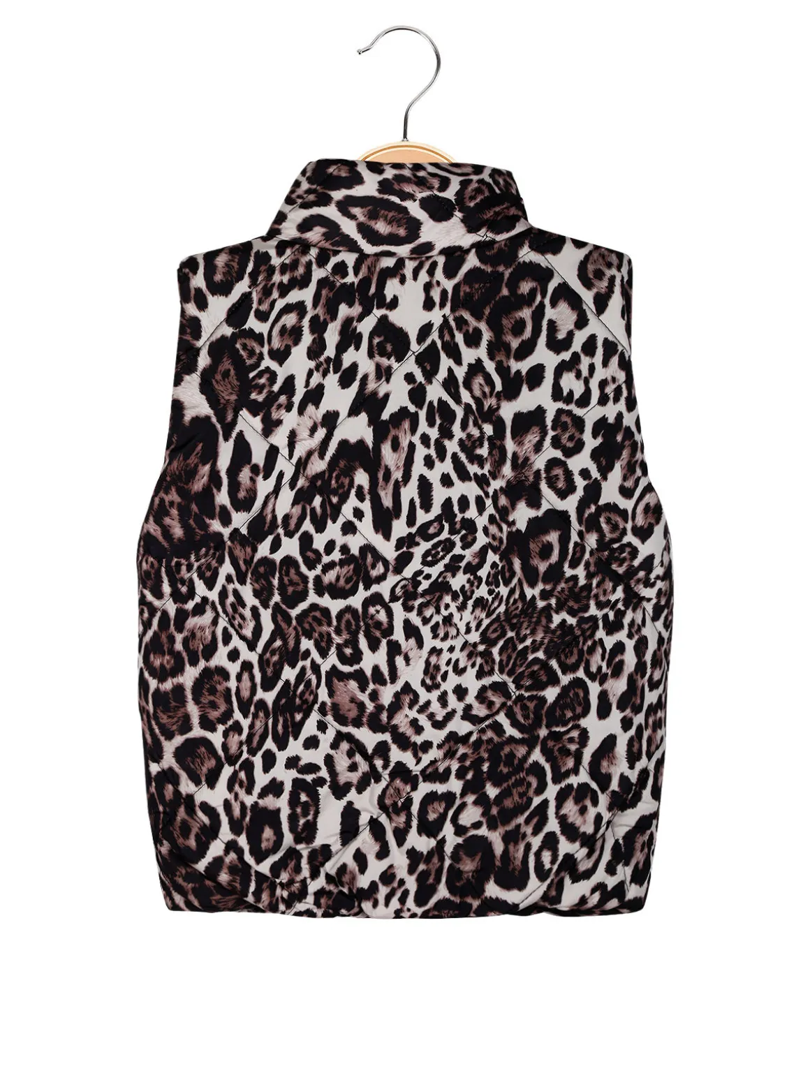 Solada Gilet maculato da bambina con zip