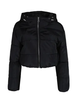 Solada Giubbino donna cropped con cappuccio
