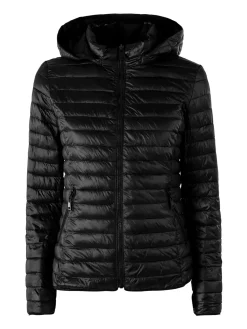 Solada Giubbino donna 100 grammi reversibile con cappuccio - nero