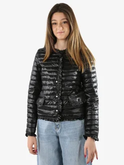 Solada Giubbino donna 100 grammi con rouches e bottoni - nero