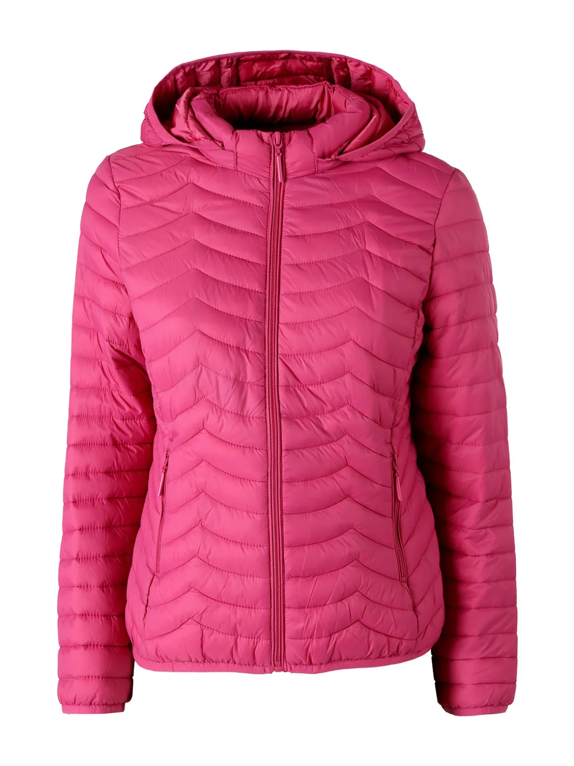 Solada Giubbino donna 100 grammi con cappuccio e zip - fucsia