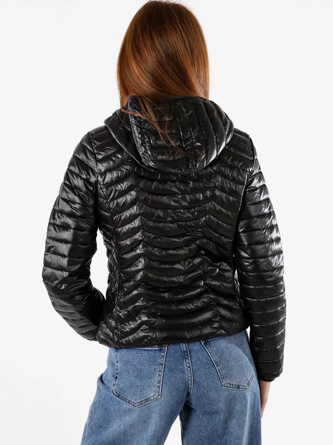 Solada Giubbino donna 100 grammi con cappuccio e zip - nero