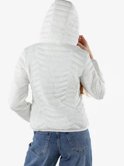 Solada Giubbino donna 100 grammi con cappuccio e zip - bianco