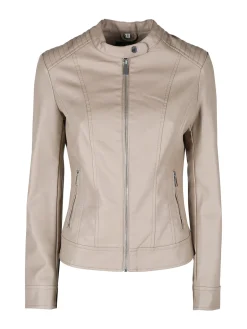 Solada Giubbino donna in ecopelle con zip