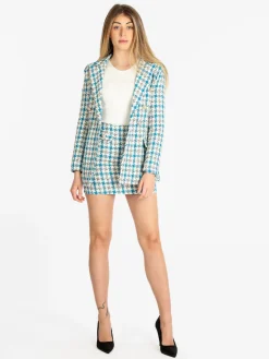 Solada Gonna corta in tweed donna