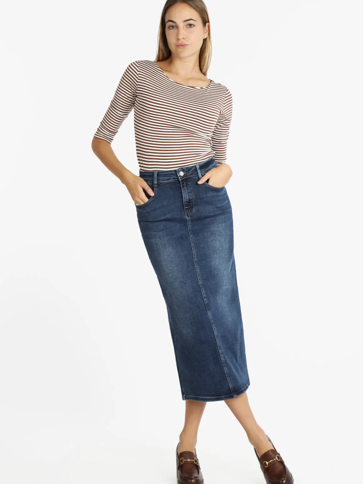 Solada Gonna lunga in jeans da donna