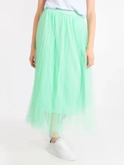 Solada Gonna lunga in tulle plissettato
