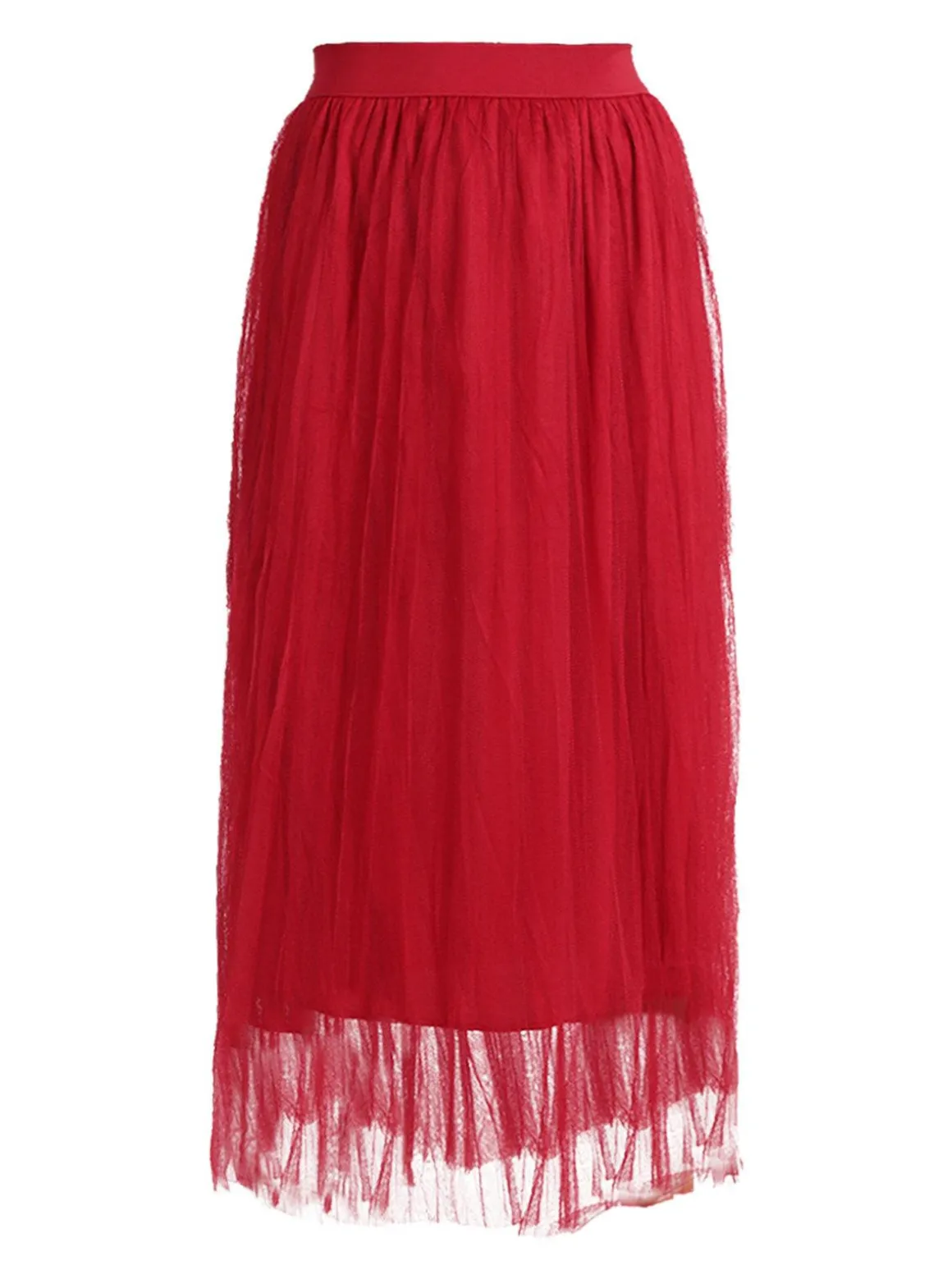 Solada Gonna lunga in tulle plissettato