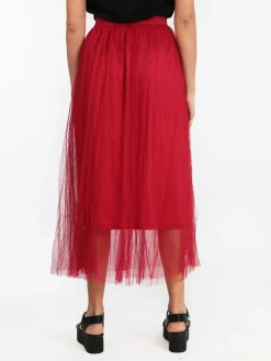 Solada Gonna lunga in tulle plissettato
