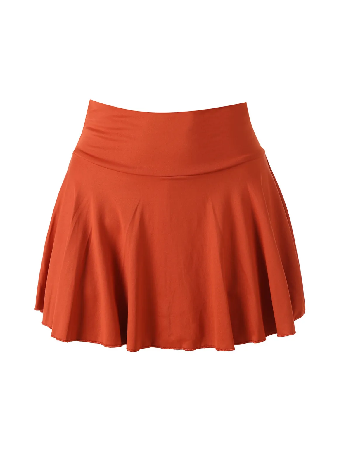 Solada Gonna pantalone da donna a ruota - cuoio