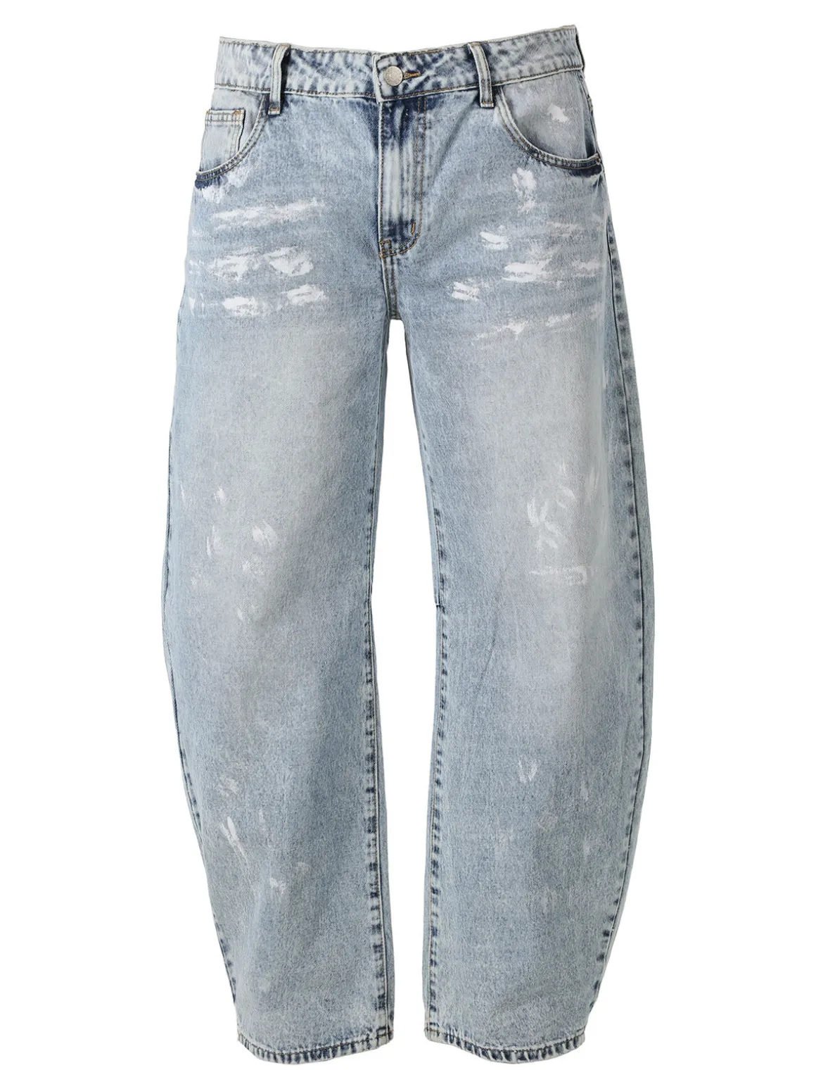 Solada Jeans baggy da uomo con dettagli effetto vernice - jeans