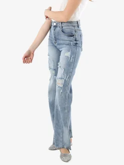 Solada Jeans balloon da donna con strappi - jeans