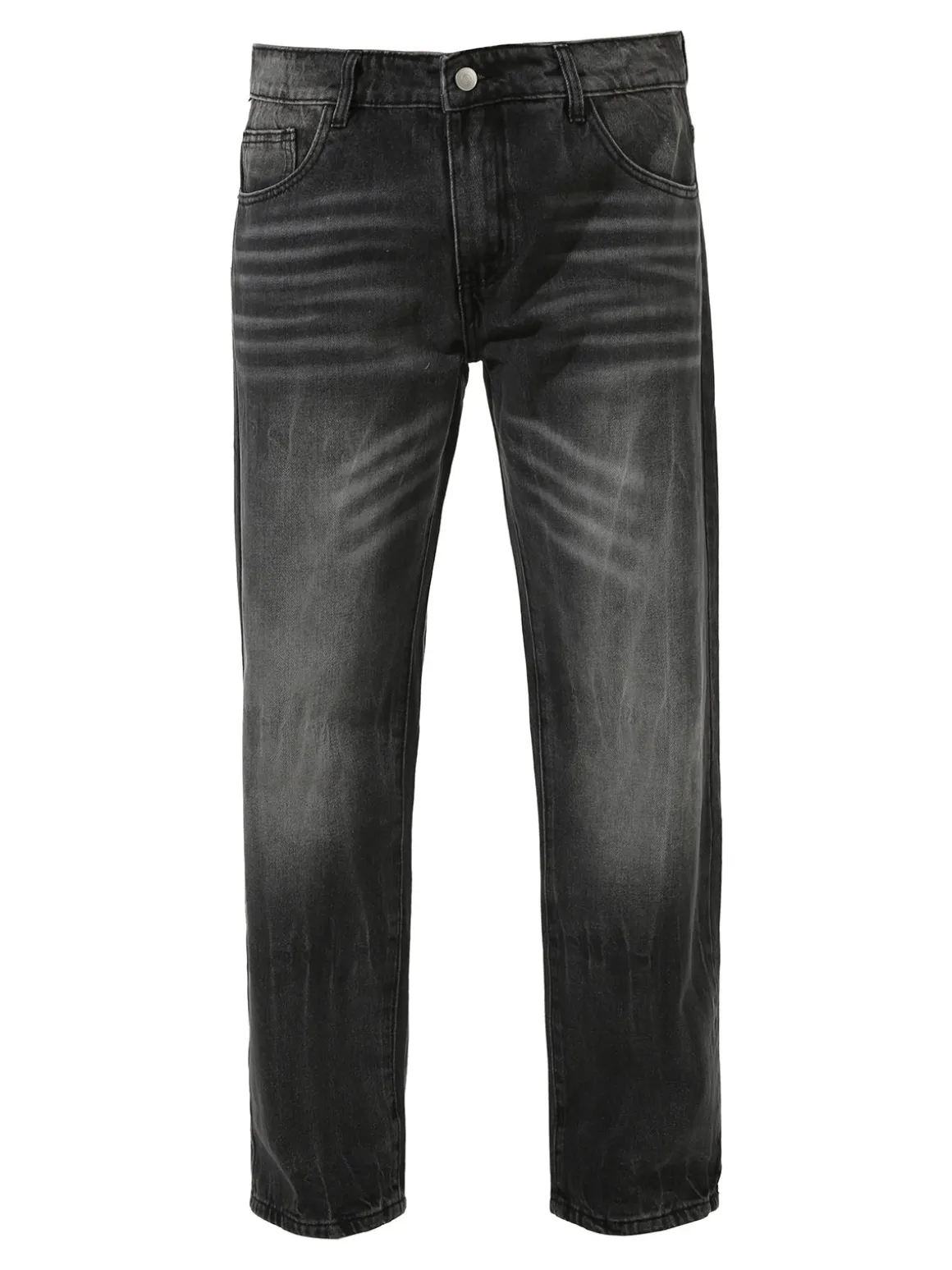Solada Jeans da uomo a gamba larga con sfumatura - nero