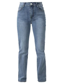 Solada Jeans donna a gamba dritta e vita alta taglie grandi - jeans