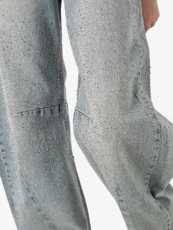 Solada Jeans donna a palloncino con strass - jeans
