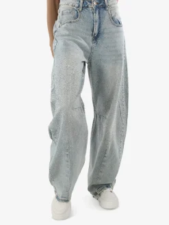 Solada Jeans donna a palloncino con strass - jeans