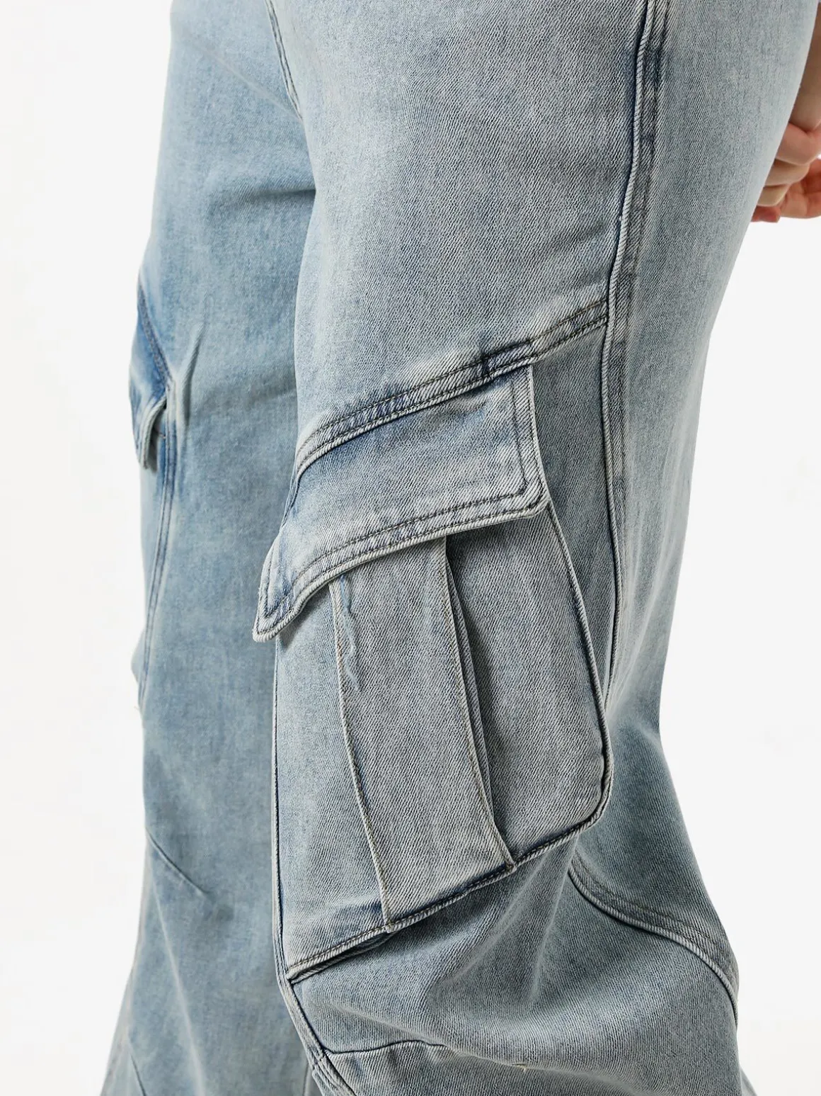 Solada Jeans donna baggy con tasconi - jeans
