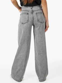 Solada Jeans donna baggy - grigio