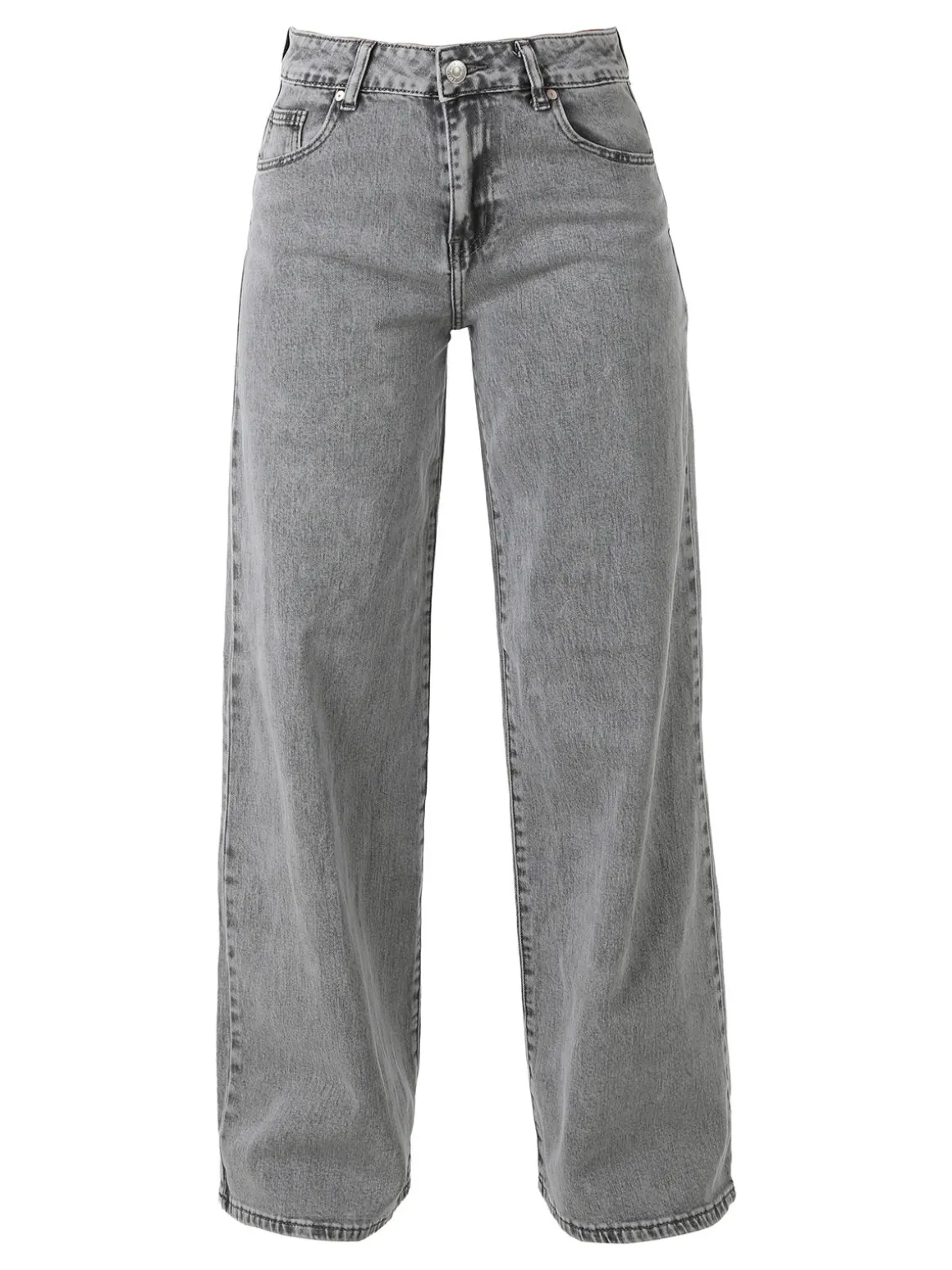 Solada Jeans donna baggy - grigio