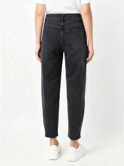 Solada Jeans donna balloon - nero