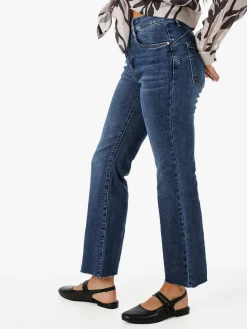 Solada Jeans donna cropped con finale a zampa - jeans