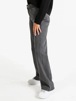 Solada Jeans donna mom fit - grigio scuro