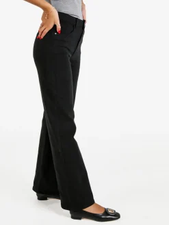 Solada Jeans donna mom fit - nero