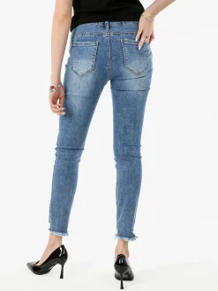 Solada Jeans donna skinny con strappi - jeans