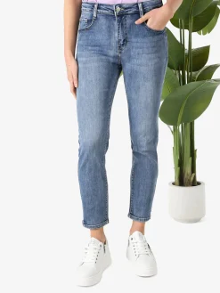 Solada Jeans donna slim fit con punto luce sul finale - jeans