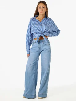 Solada Jeans donna wide leg - jeans