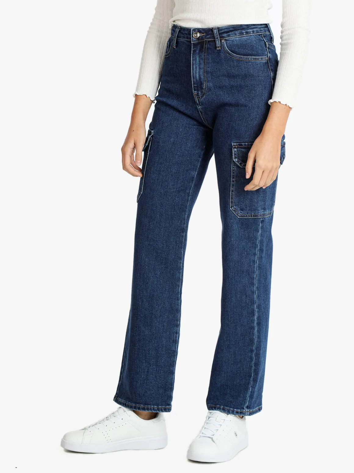 Solada Jeans larghi donna con tasconi