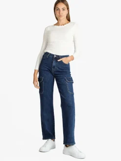 Solada Jeans larghi donna con tasconi