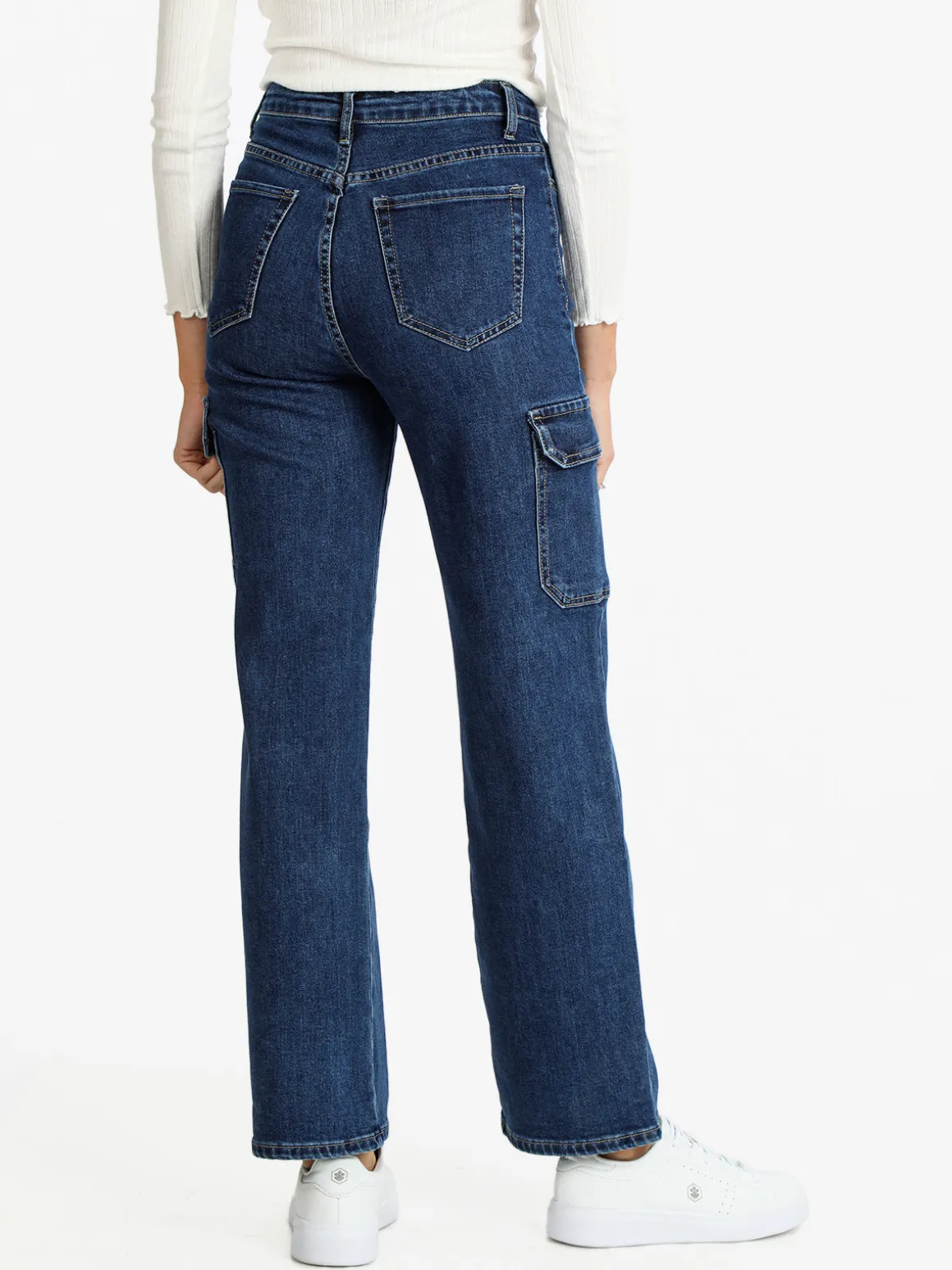 Solada Jeans larghi donna con tasconi