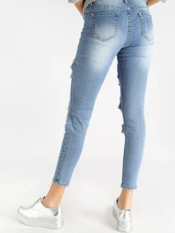 Solada Jeans strappato a vita bassa