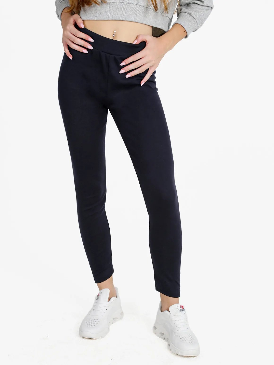 Solada Leggings da donna - blu scuro