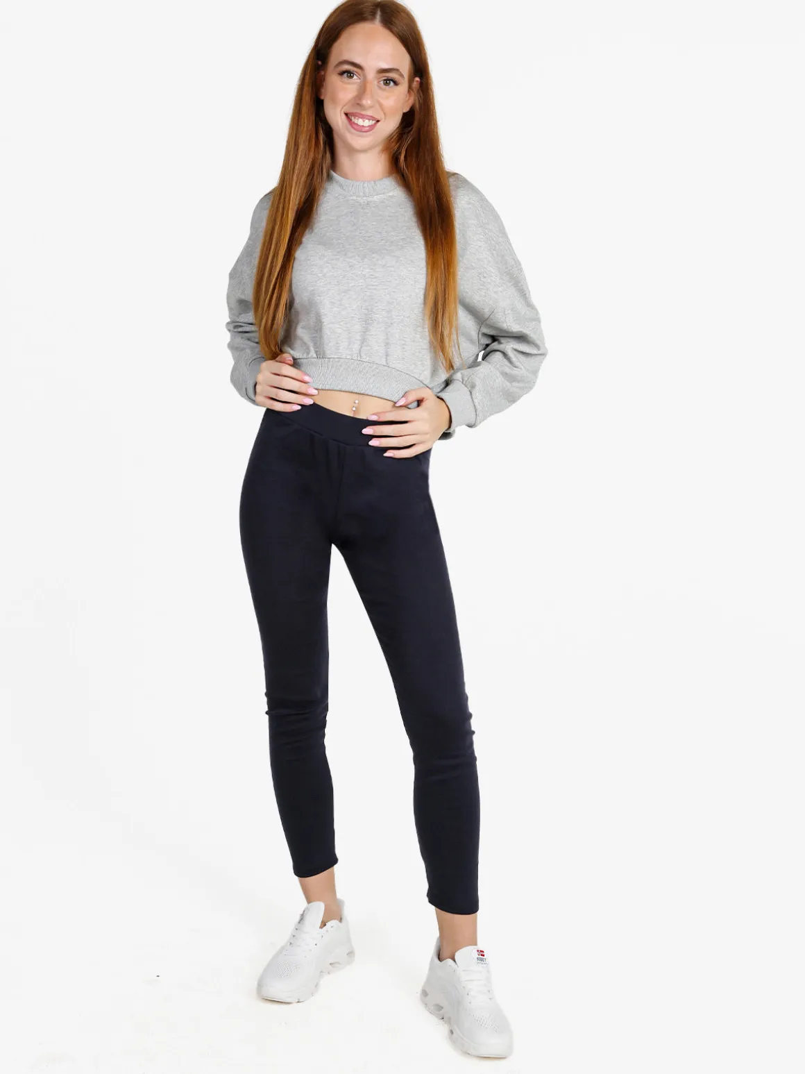 Solada Leggings da donna - blu scuro
