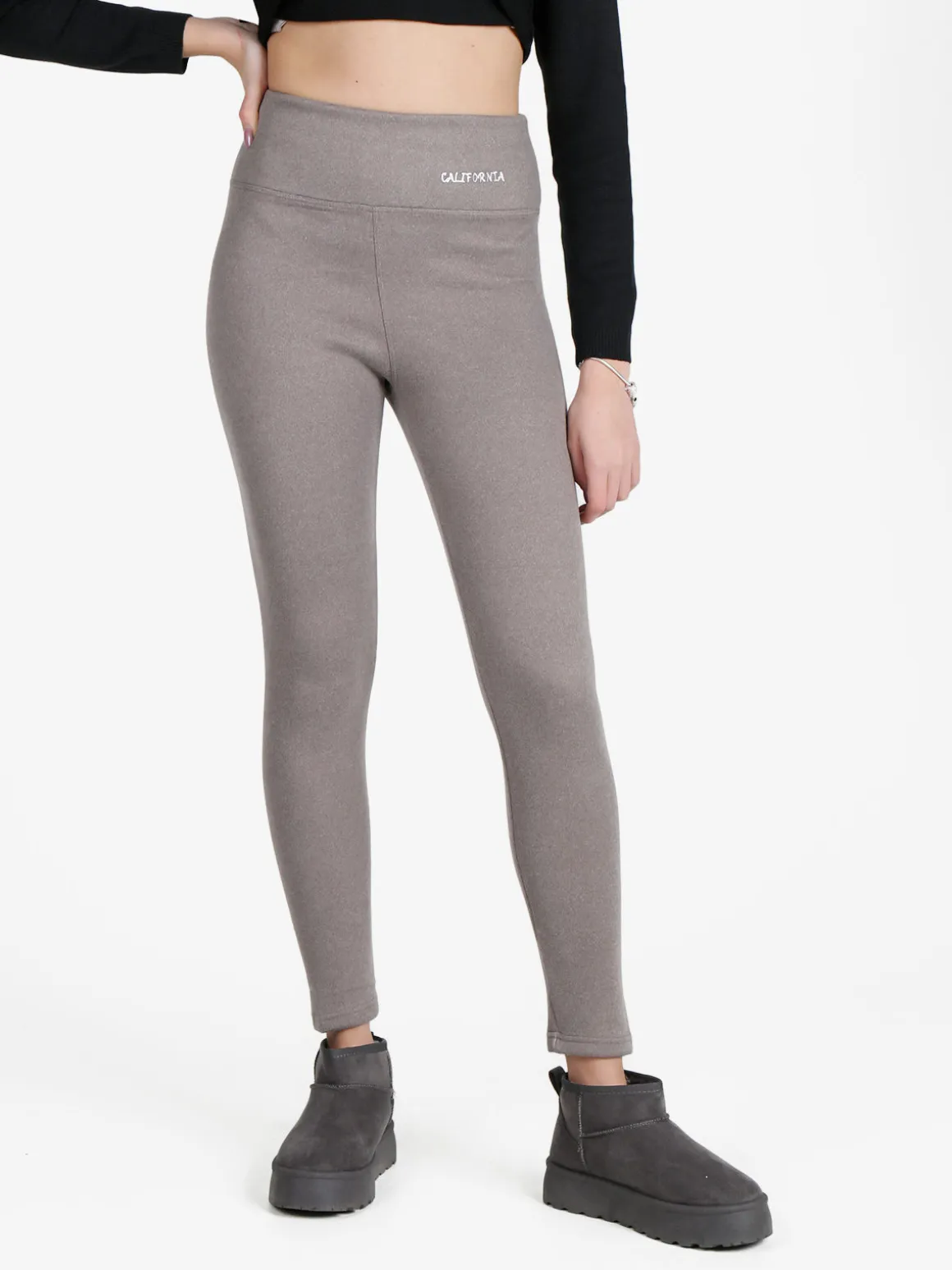 Solada Leggings donna in pile
