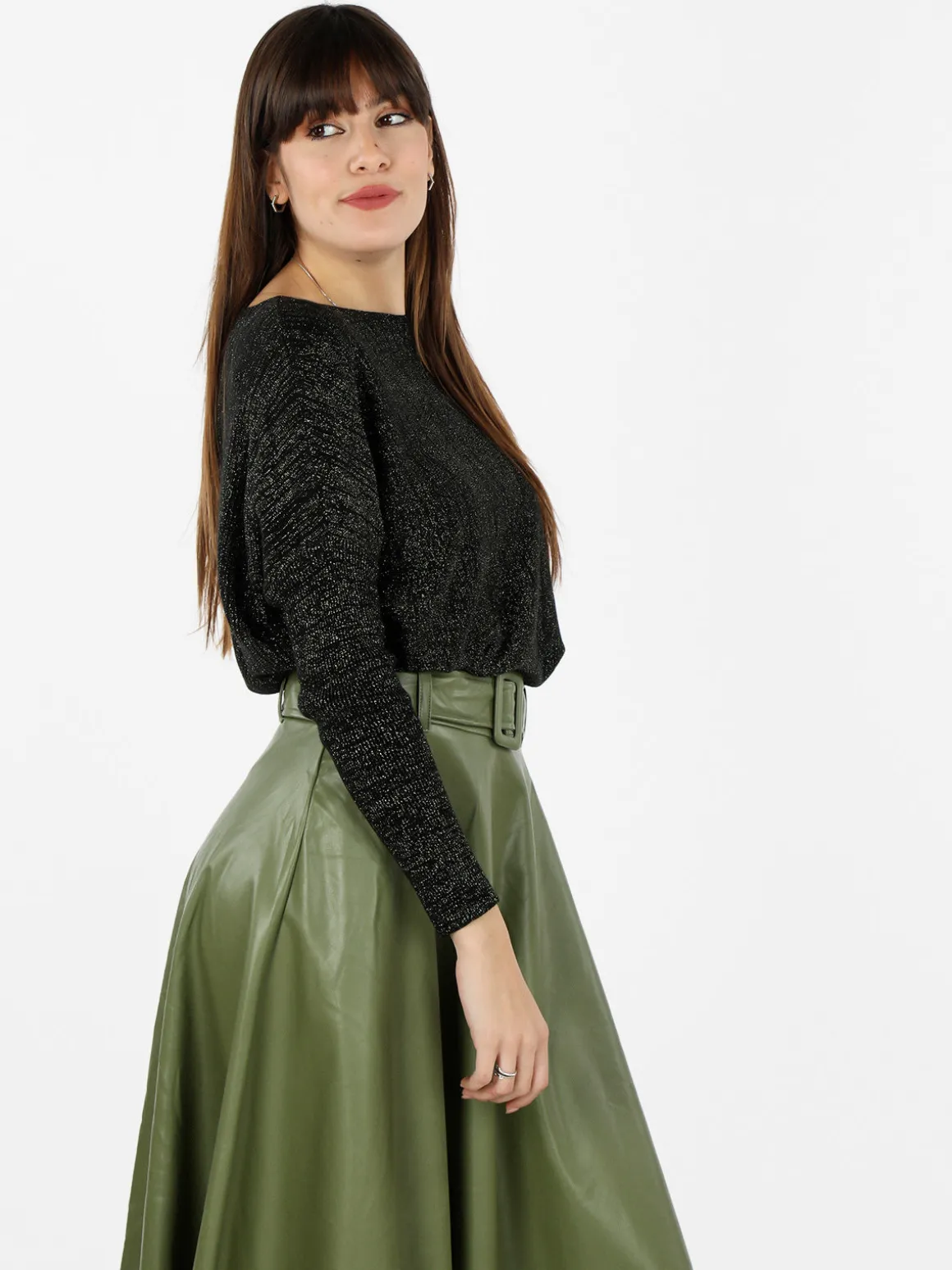Solada Maglia da donna girocollo con lurex